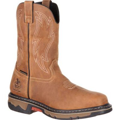 Georgia Boot Carbo-Tec Waterproof Work Wellington, , large