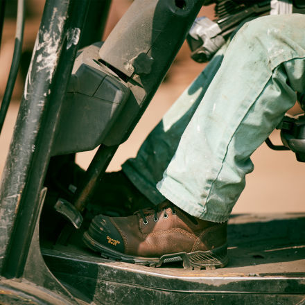 Men's 8 inch work boots clearance