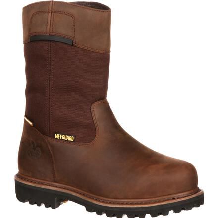 Georgia Hammer Waterproof Met Guard Steel Toe Pull On Boot