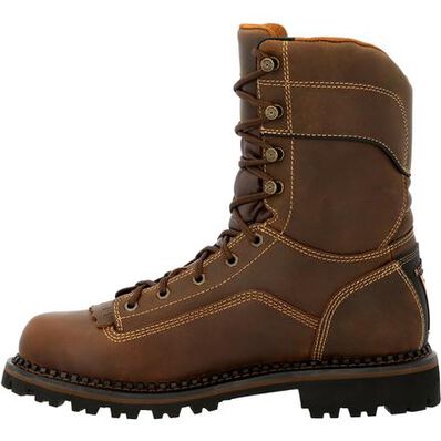 Georgia Boot AMP LT Low Heel Logger Waterproof Work Boot, , large