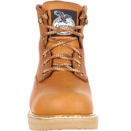 Georgia Boot Men s Leather Work Boots with Wedge Sole Style G6152
