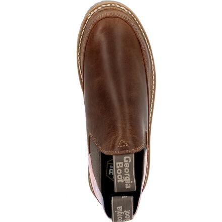 GB00461 Georgia Boot Women s Brown and Cotton Candy Romeo Shoe