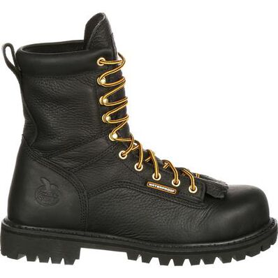 Georgia Steel Toe Waterproof Lace-to-Toe Work Boot, GBOT078