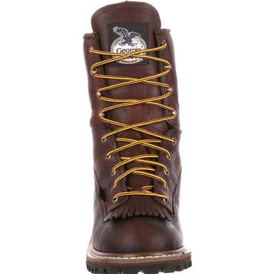 Georgia Boot Steel Toe Waterproof Logger Boot, , large