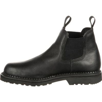 Georgia Giant: Waterproof High Black Romeo Boot, GB00084