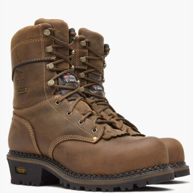 Georgia Boot AMP LT Logger Composite Toe Insulated Waterproof Work Boot, , large