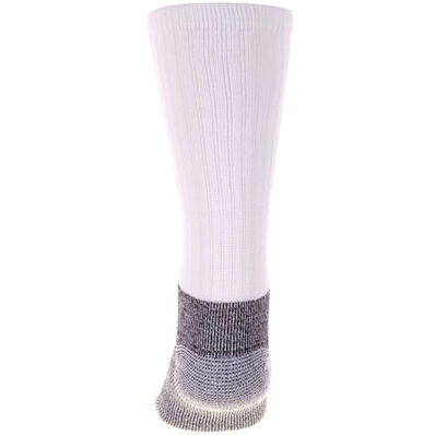 Georgia Boot Reinforced Crew Sock, WHITE, large