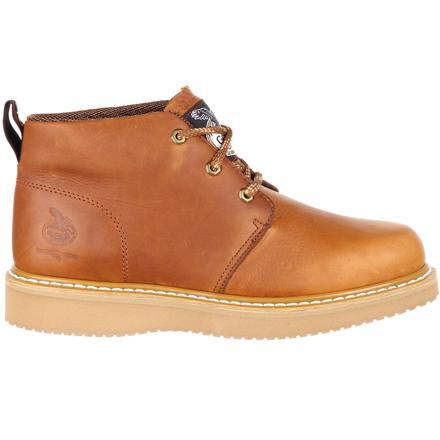 Chukka steel shop toe work boots