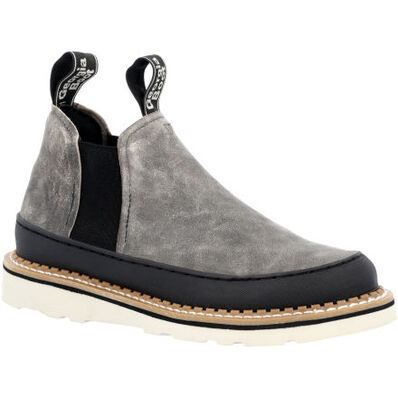 Women's Grey Romeo Wedge Shoe, , large