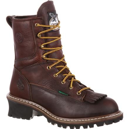 Steel Toe Waterproof Logger Boots 