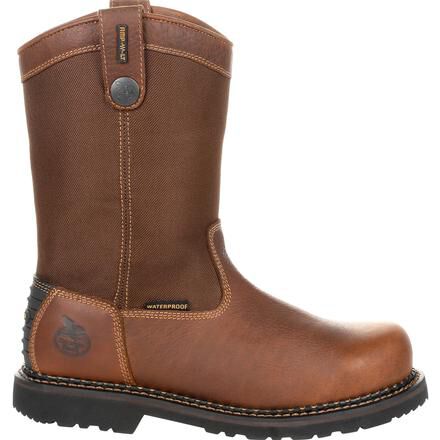 Georgia boots steel toe pull on top