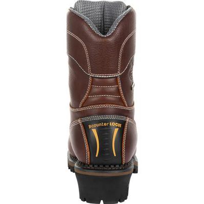 Georgia Boot AMP LT Logger Composite Toe Waterproof 600G Insulated Work Boot, , large