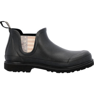 Georgia Boot Waterproof Patriotic Rubber Romeo Shoe, , large