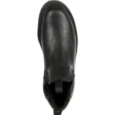 Black romeo boots top