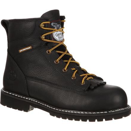 Georgia boots steel toe lace up outlet
