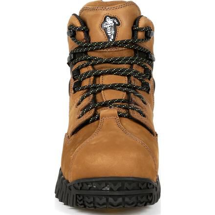 Toe guard top safety boots