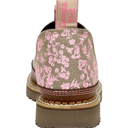 Georgia Boot Georgia Giant Women s Brown and Pink Blossom Romeo Shoe GB00406