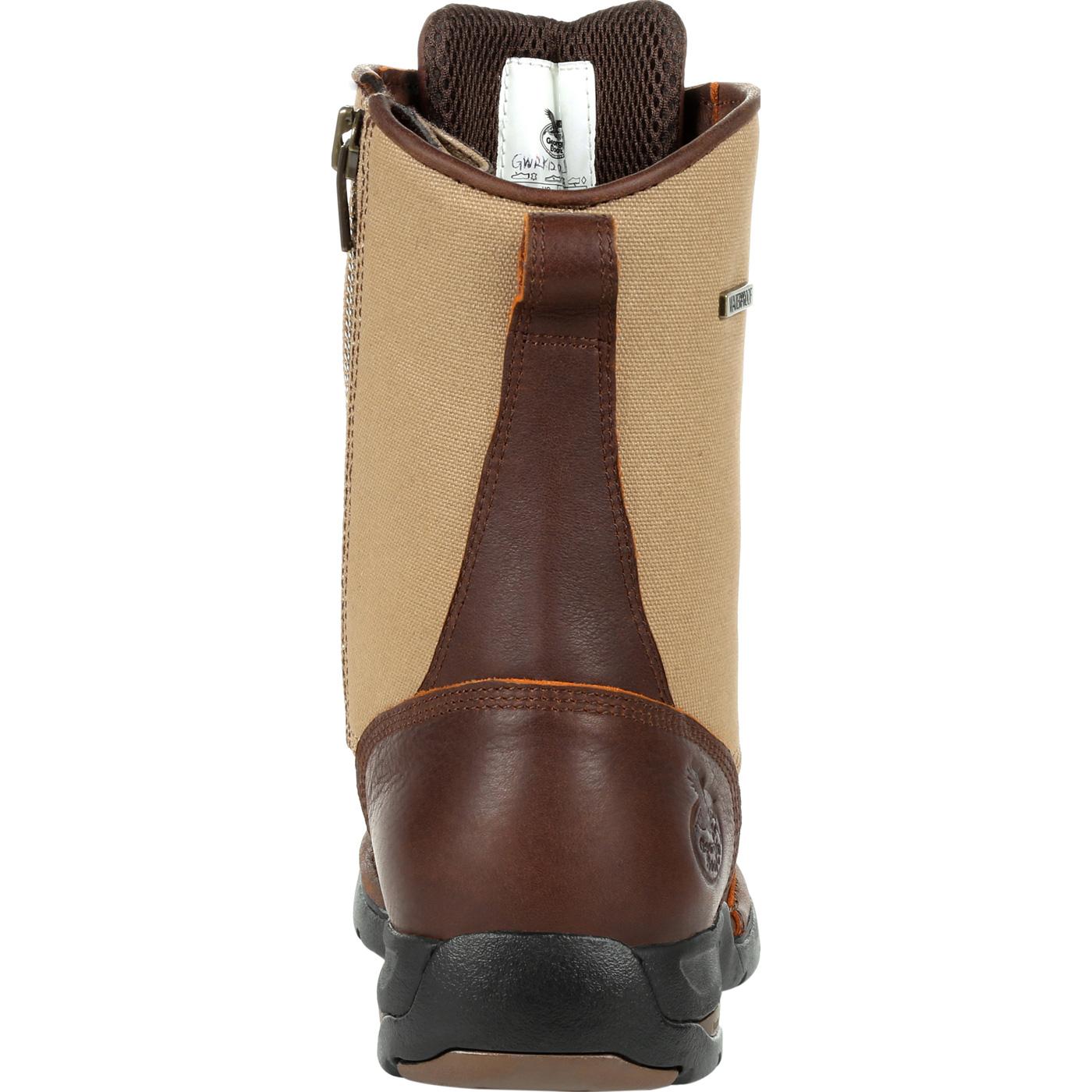 wedge boots with buckle