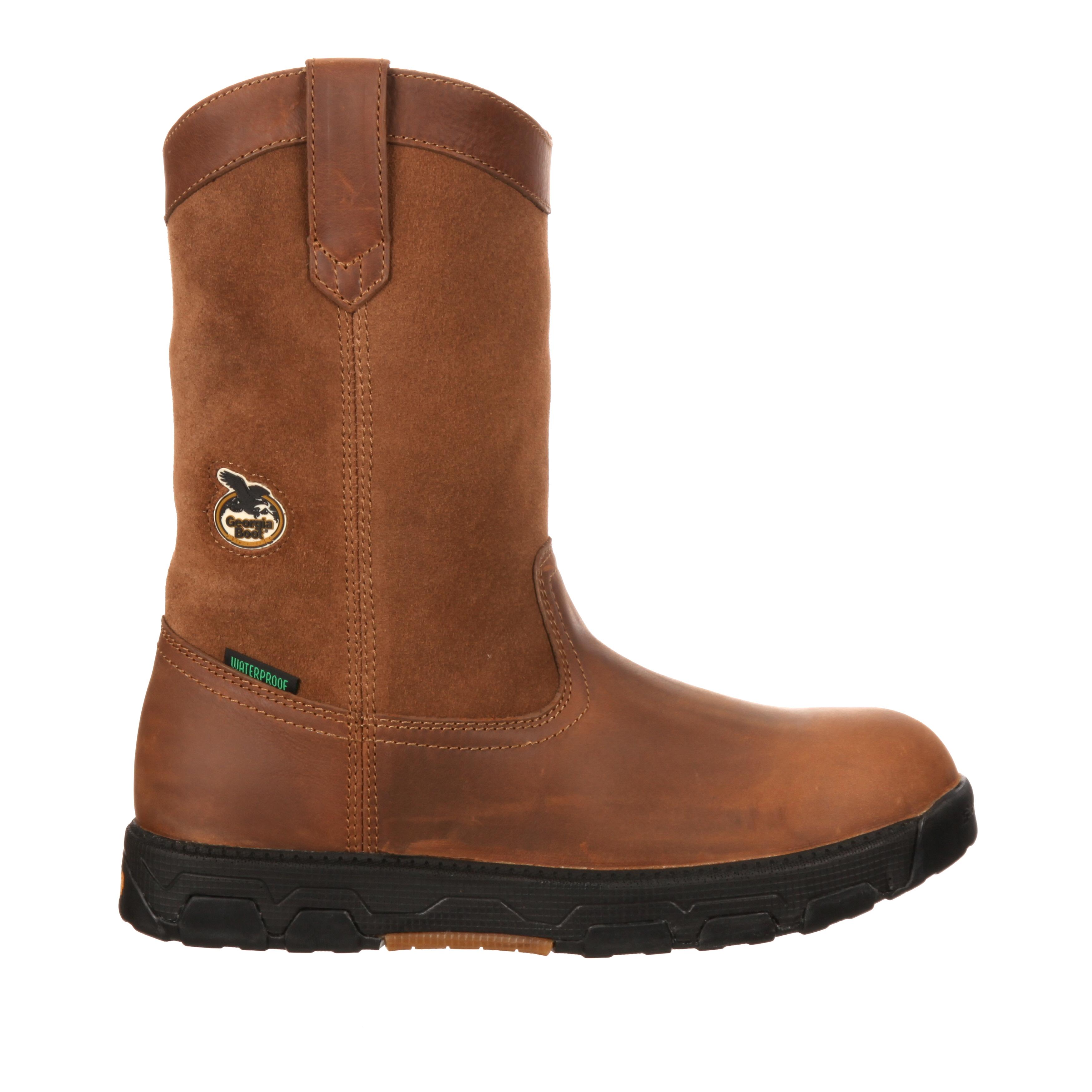 georgia boot wedge chukka composite toe work boot