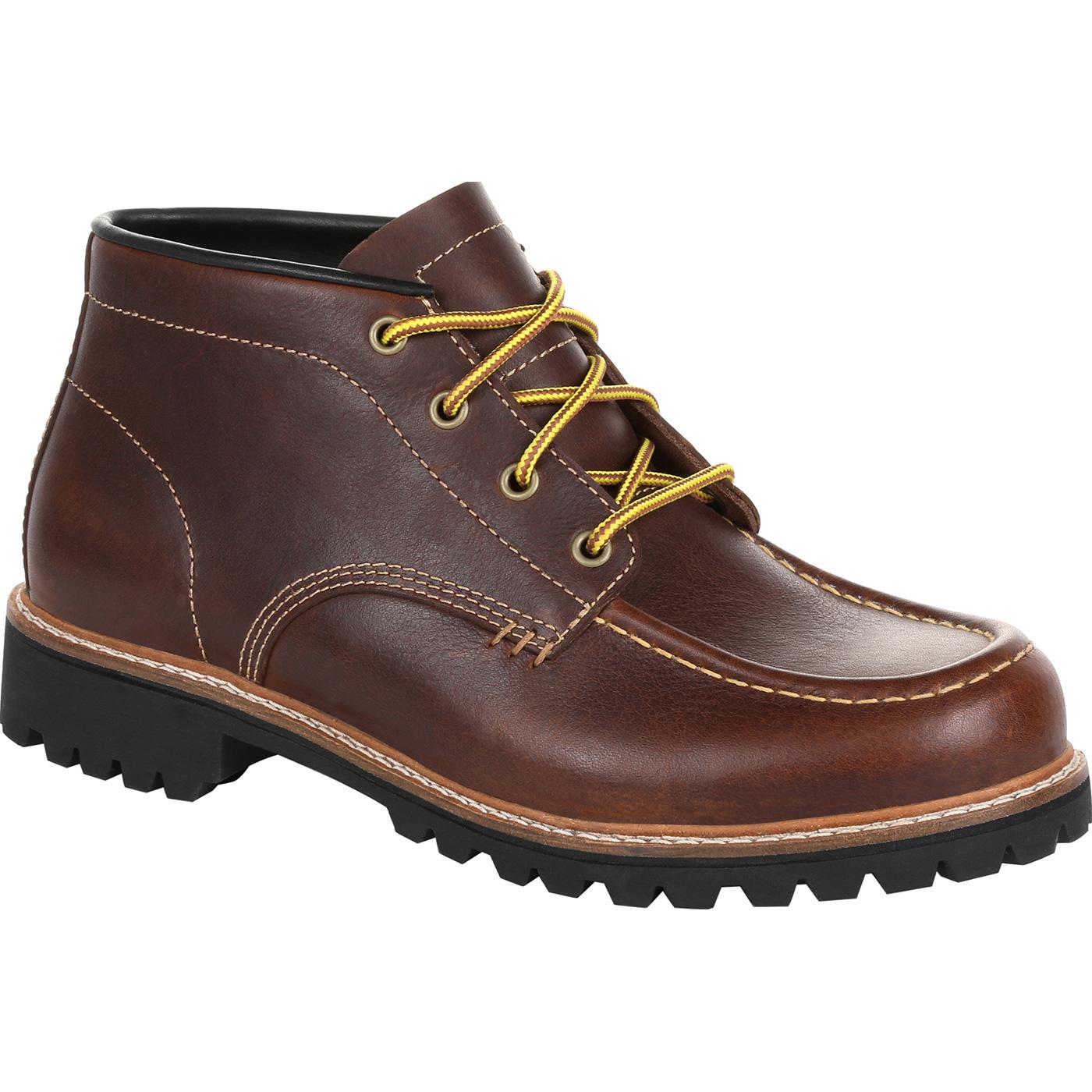 georgia boot wedge chukka composite toe work boot