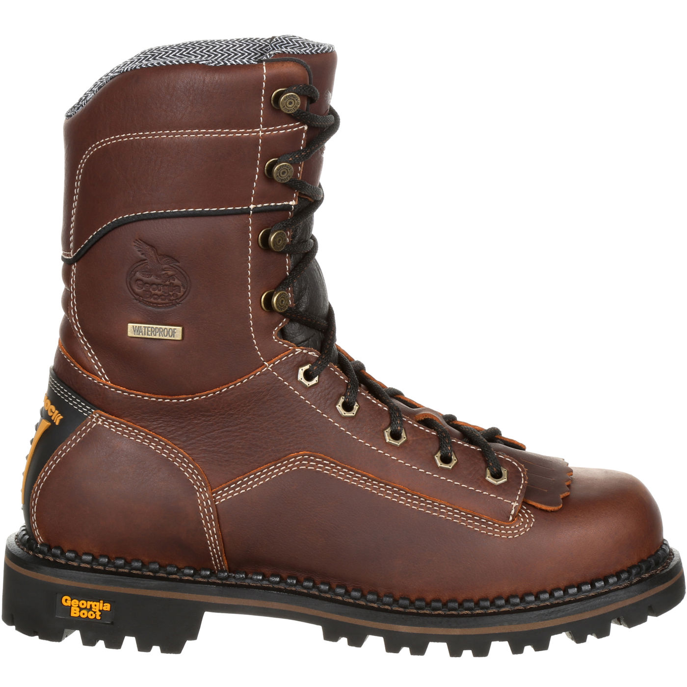 georgia boot amp lt logger low heel waterproof work boot