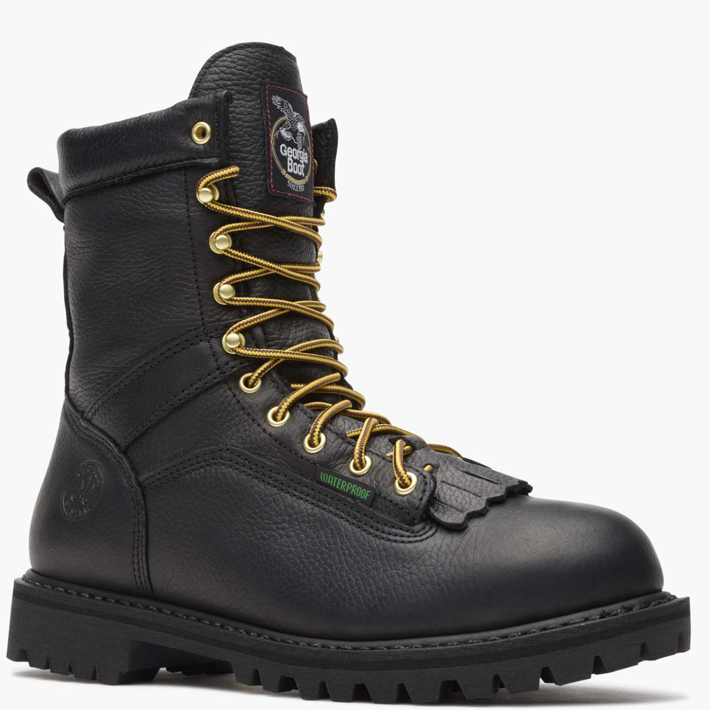 lace to toe steel toe boots
