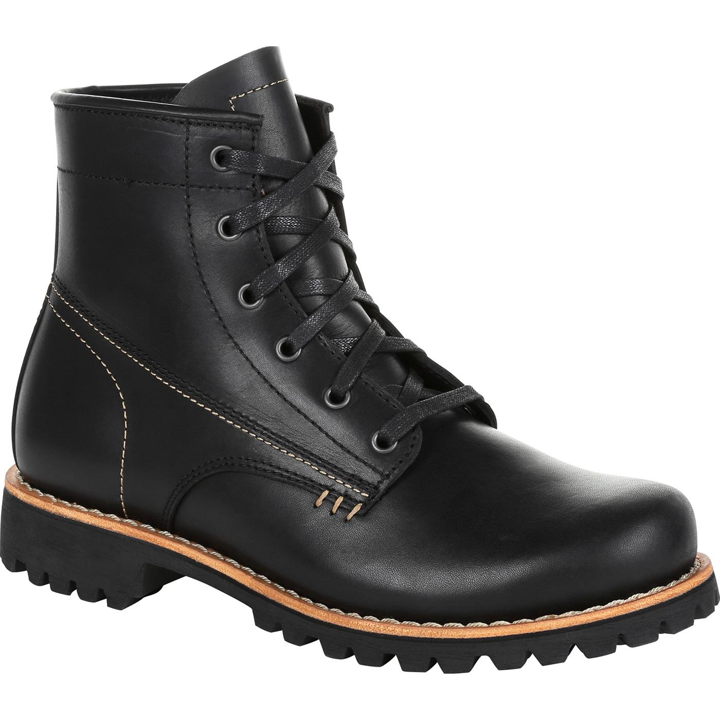 all black boot