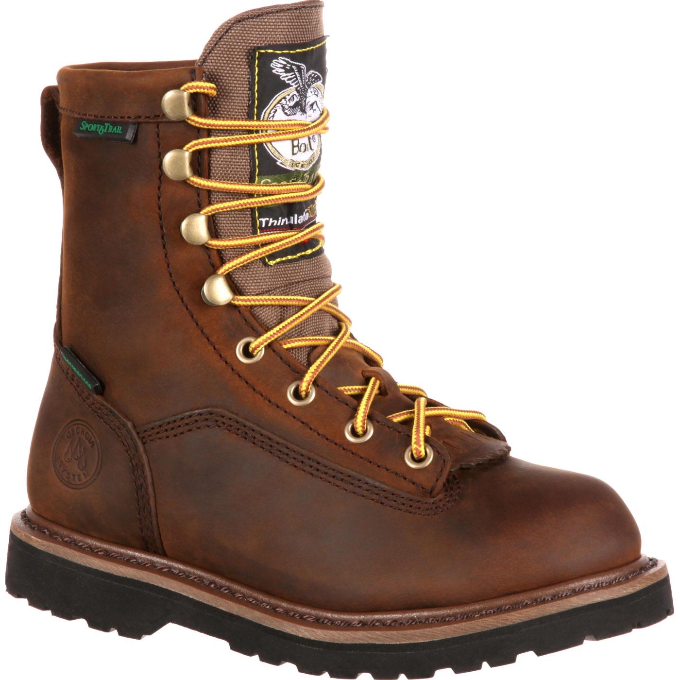 waterproof logger boots