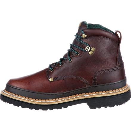 Georgia Boot - Men's 6" Brown Leather Work Boot, #G6274