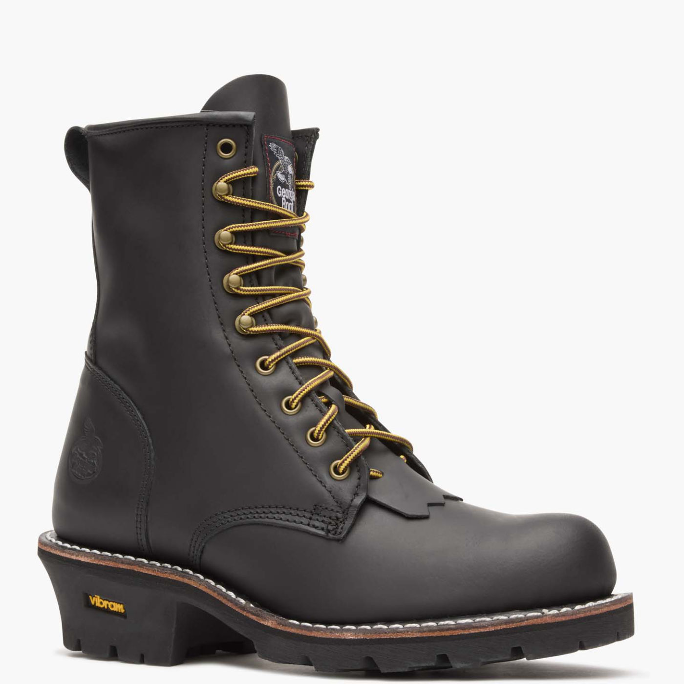 Georgia Boot Men s 8 Forestry Logger GB00648 Black